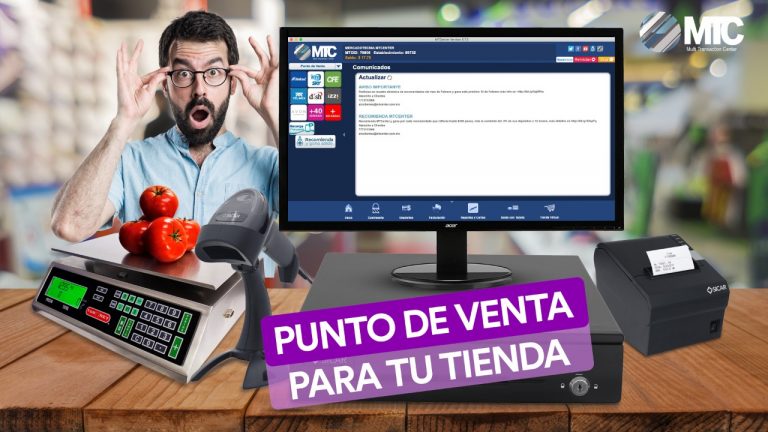 Artículos necesarios para un punto de venta MTCenter